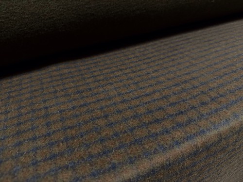 Bonded wool flannel fabric - wool,