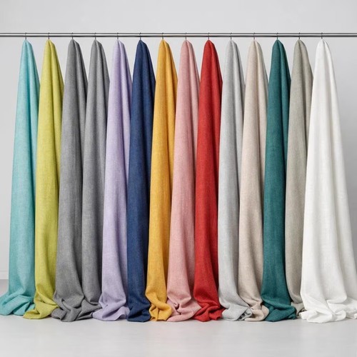 Stone washed linen viscose - linen,