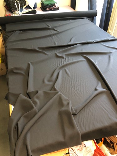 Black summerweight soft drape - black,