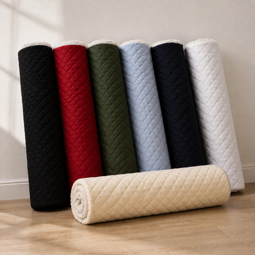 Quilted polycotton fabric - quilted,