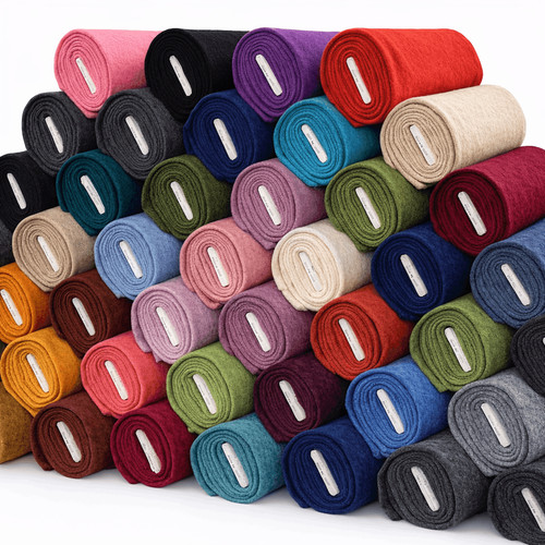 100 boiled wool fabric - 100%, –