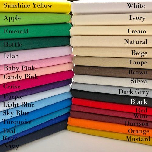 Plain 100 cotton fabric - plain, 60