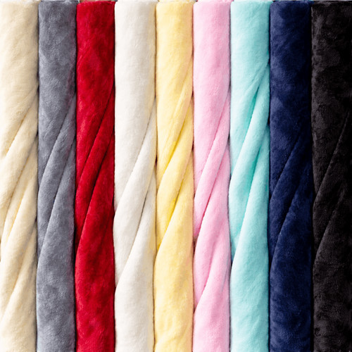Cuddle fleece fabric plain - fabric,