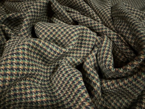 Wool tweed fabric per - wool,