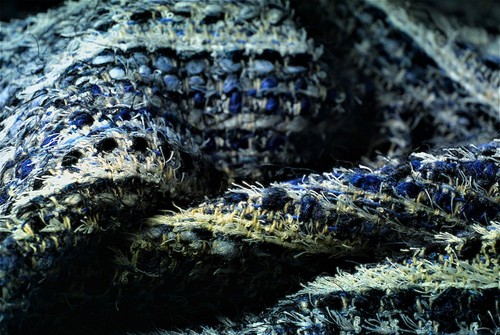 Wool cashmere blue tones - cashmere,