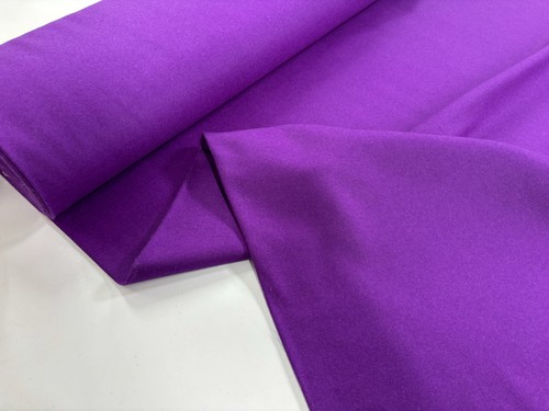 Purple wool fabric bright - purple, soft