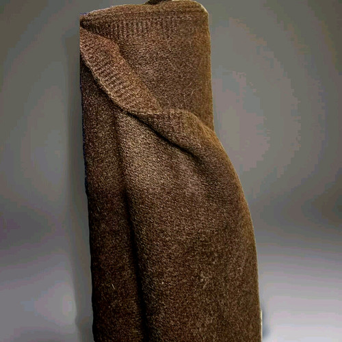 Heavy italian brown - brown, wool