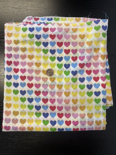 Bright rainbow hearts - rainbow,
