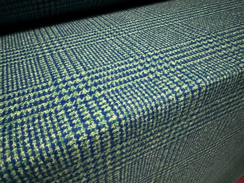 Wool tweed fabric per metre - fabric,,