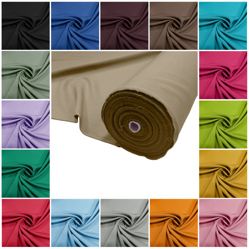 Plain stretch polyester - plain, bi